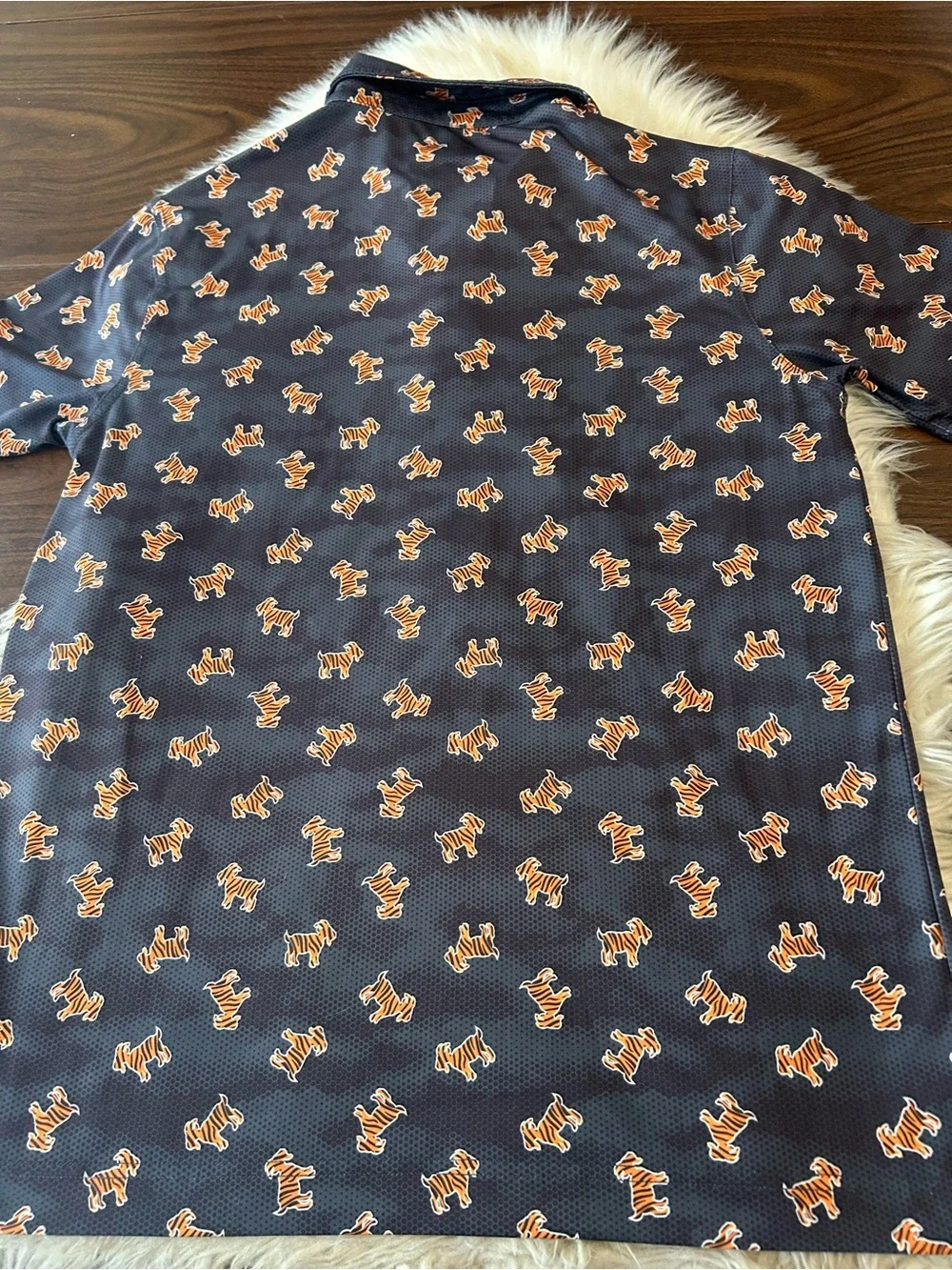 WAGGLE ‘Golf The Goat’ Performance Polo Shirt - Picture 6 of 8